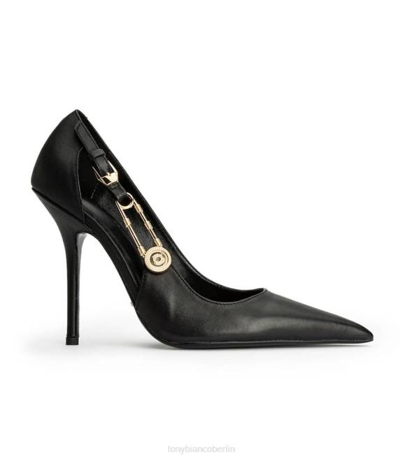 Stöckelschuhe| de Tony Bianco Frauen leuchtende Absätze schwarze Komo 462462